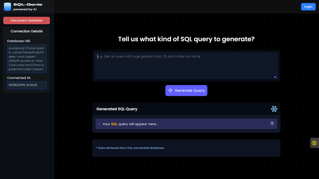 SQL Genie